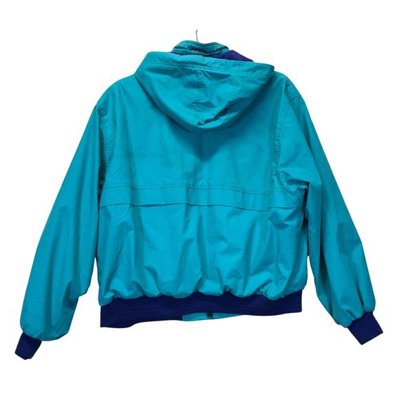 Vintage Pacific Trail Charger Jacket Size XL Teal and Navy with Hood - Picture 3 of 14